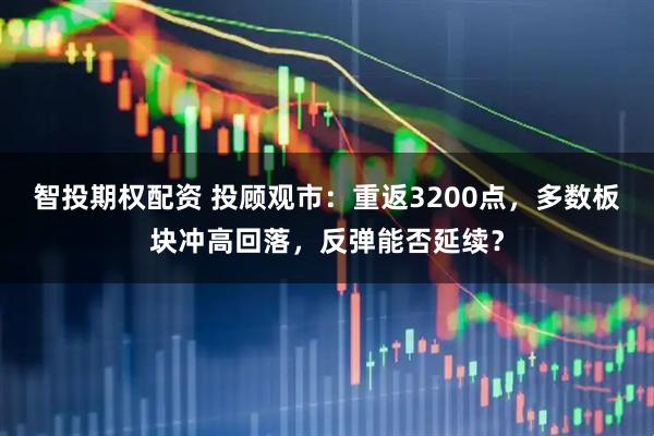 智投期权配资 投顾观市：重返3200点，多数板块冲高回落，反弹能否延续？